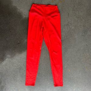 Balance athletica orange leggings
